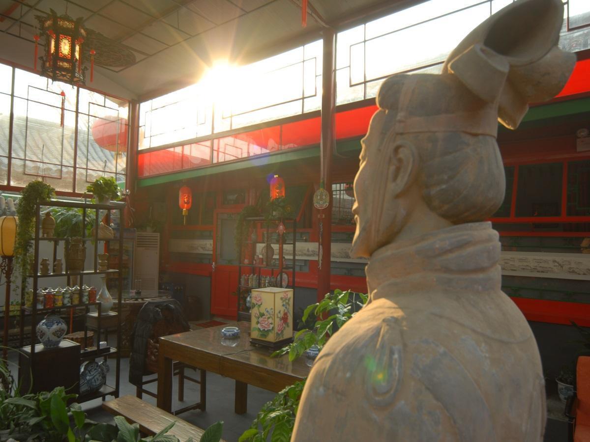 Sitting On The City Walls Courtyard House Hostel Beijing Bagian luar foto