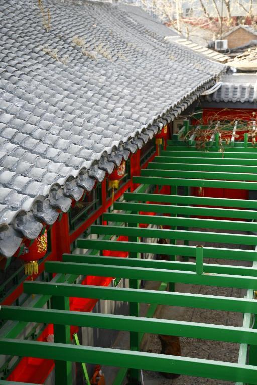 Sitting On The City Walls Courtyard House Hostel Beijing Bagian luar foto